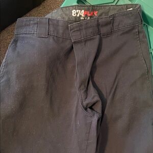 Dickies Men's Dark Blue 874 Flex Chinos